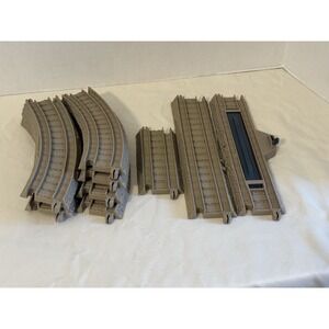 Thomas TrackMaster Brown Track Lot 2006 HIT Toy Co Curved Straight 11 Pieces